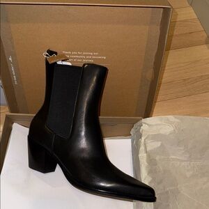 Dolce Vita Black Leather Ankle Boots